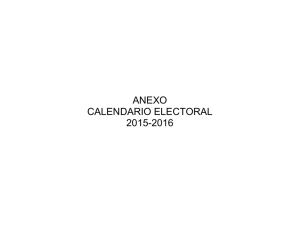 ANEXO CALENDARIO ELECTORAL 2015-2016