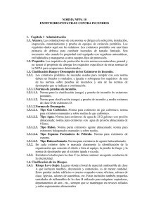 norma NFPA 10 extintores