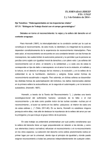 GT21.Debates en torno al reconocimiento: la vejez y la esfera del derecho en el contexto uruguayo.