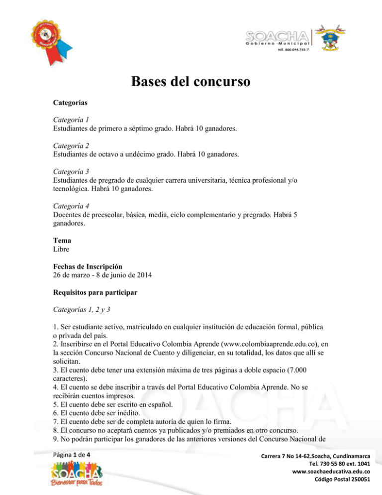 Bases Del Concurso