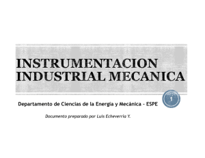 Instrumentación Industrial Mecánica