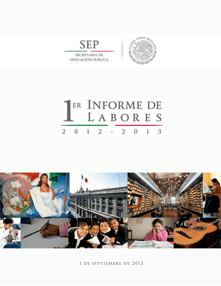 Primer Informe De Labores SEP 2012-2013