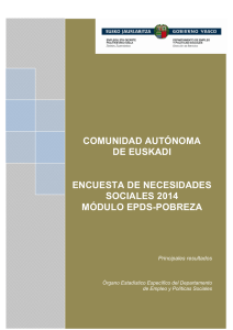 encuesta de necesidades sociales 2014 sobre pobreza