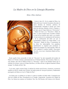 La Madre de Dios en la Liturgia Bizantina (Mons. Elías Andraos) PDF 251,17 KB