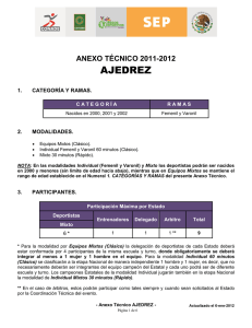 Anexo Técnico de Ajedrez (Actualizado 6-ene-2012)