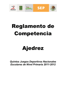 Reglamento de Competencia de Ajedrez