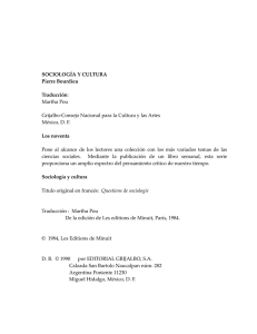Bourdieu Pierre - Sociologia Y Cultura.PDF