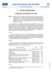 BOLETÍN OFICIAL DEL ESTADO COMUNIDAD AUTÓNOMA DE CATALUÑA III.  OTRAS DISPOSICIONES 17552