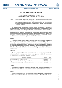 BOLETÍN OFICIAL DEL ESTADO COMUNIDAD AUTÓNOMA DE GALICIA III.  OTRAS DISPOSICIONES 4505