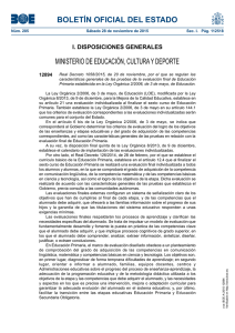 BOLETÍN OFICIAL DEL ESTADO MINISTERIO DE EDUCACIÓN, CULTURA Y DEPORTE 12894