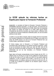 Nota de Prensa OCDE