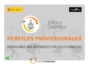 perfiles profesionales vidrio y ceramica