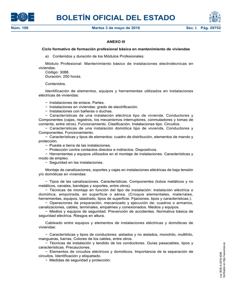 T Tulo Profesional B Sico En Mantenimiento De Viviendas