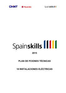 2015 PLAN DE PCIONES TÉCNICAS 18 INSTALACIONES ELÉCTRICAS
