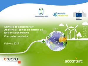 Resultados Eficiencia Energética en La Palma