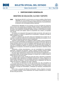 BOLETÍN OFICIAL DEL ESTADO MINISTERIO DE EDUCACIÓN, CULTURA Y DEPORTE 8849