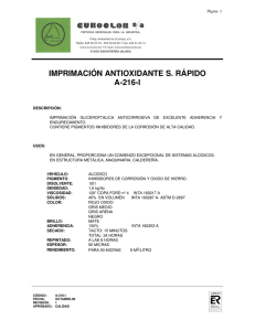 IMPRIMACIÓN ANTIOXIDANTE A-216-I