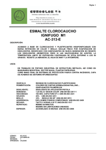 ESMALTE CLOROCAUCHO IGNIFUGO AC-313-E