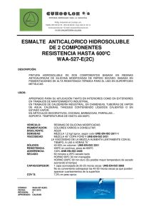 WAA-527-E 2C ANTICALORICO 600º HIDROSOLUBLE 2C