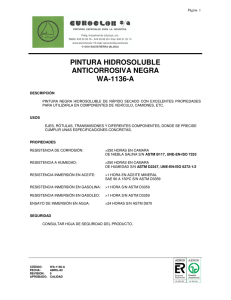 WA-1136-A PINTURA HIDROSOLUBLE ANTICORROSIVA