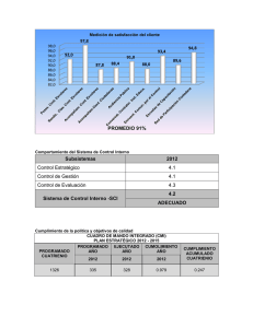 PROMEDIO 91% Subsistemas 2012 4.2