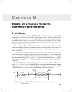 C 6 apítulo Control de procesos mediante