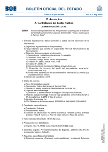 BOLETÍN OFICIAL DEL ESTADO V. Anuncios A. Contratación del Sector Público 23684