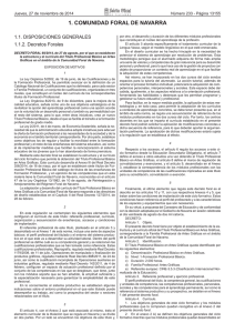 1. COMUNIDAD FORAL DE NAVARRA 1.1. DISPOSICIONES GENERALES 1.1.2. Decretos Forales