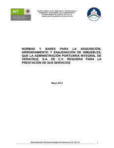 Normas Inmuebles APIVER aprobadas junio 2012