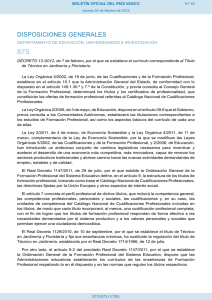 875 DISPOSICIONES GENERALES BOLETÍN OFICIAL DEL PAÍS VASCO