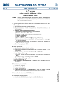 BOLETÍN OFICIAL DEL ESTADO V. Anuncios A. Contratación del Sector Público 10904