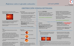 Obstrucción venosa retiniana