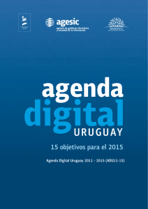 digital agenda U R U G U AY 15 objetivos para el 2015