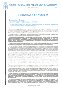 BOLETÍN OFICIAL DEL PRINCIPADO DE ASTURIAS D G