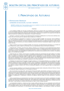 BOLETÍN OFICIAL DEL PRINCIPADO DE ASTURIAS D G