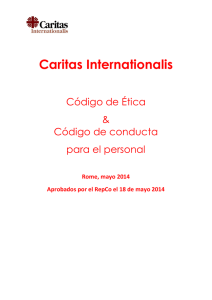 Caritas Internationalis  Código de Ética &amp;