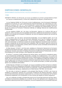 158 DISPOSICIONES GENERALES BOLETÍN OFICIAL DEL PAÍS VASCO