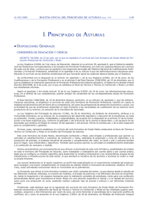 I. Principado de Asturias D G