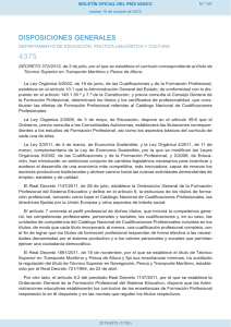 4375 DISPOSICIONES GENERALES BOLETÍN OFICIAL DEL PAÍS VASCO