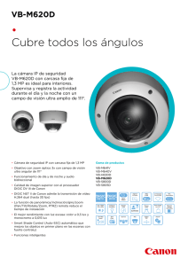 • Cubre todos los ángulos VB-M620D