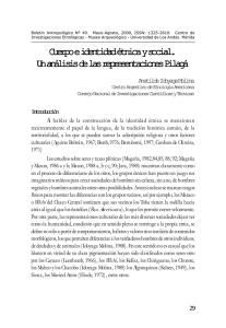 Cuerpo e identidad étnica y social. Un análisis de las representaciones Pilagá. Anatilde Idoaga Molina.