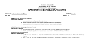 Planeamiento Anual Trimestral Producción y Distribución Eléctrica - 2013