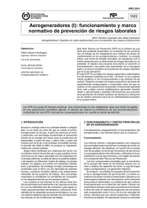 Nueva ventana:NTP 1022: Arogeneradores (I): Funcionamiento y marco normativo de prevención de riesgos laborales (pdf, 225 Kbytes)