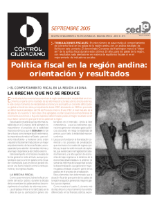Boletín Control Ciudadano Época 2. Nº 1 - Septiembre de 2005
