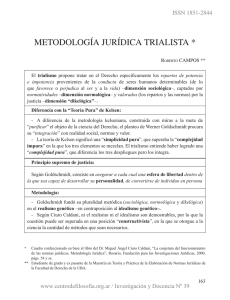 Metodolog a jur dica trialista