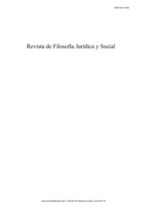 Revista de Filosofía Jurídica y Social 1