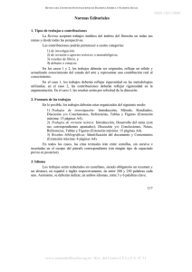 Normas Editoriales ISSN 1851-0884