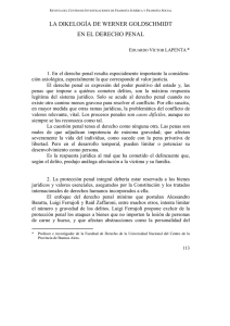 La Dikelog a de Werner Goldschmidt en el Derecho Penal