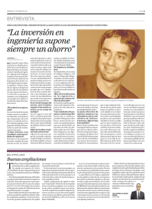 Revista Euro Entrevista a Fernando López Mera (director de Ageinco) 5 de Abril