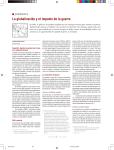 La globalización y el impacto de la guerra JORDANIA